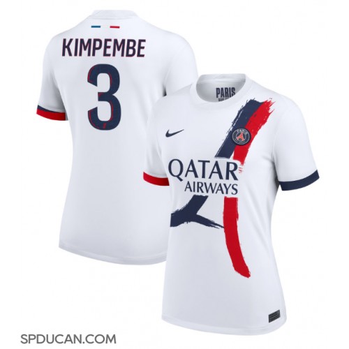 Zenski Nogometni Dres Paris Saint-Germain Presnel Kimpembe #3 Gostujuci 2024-25 Kratak Rukav